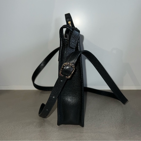 Longchamp Small Le Foulonné Leather Crossbody Bag - Picture 5 of 14